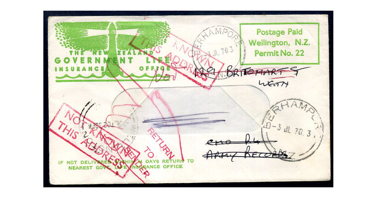 For Sale / New Zealand Postal History Pre 1967 1980 The Complete