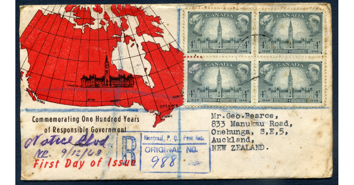 For Sale 20 & Below / Canada Covers The Complete Stamp Company